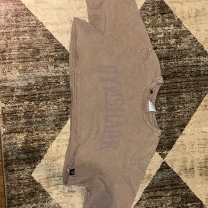 Gymshark Taupe Cropped Top